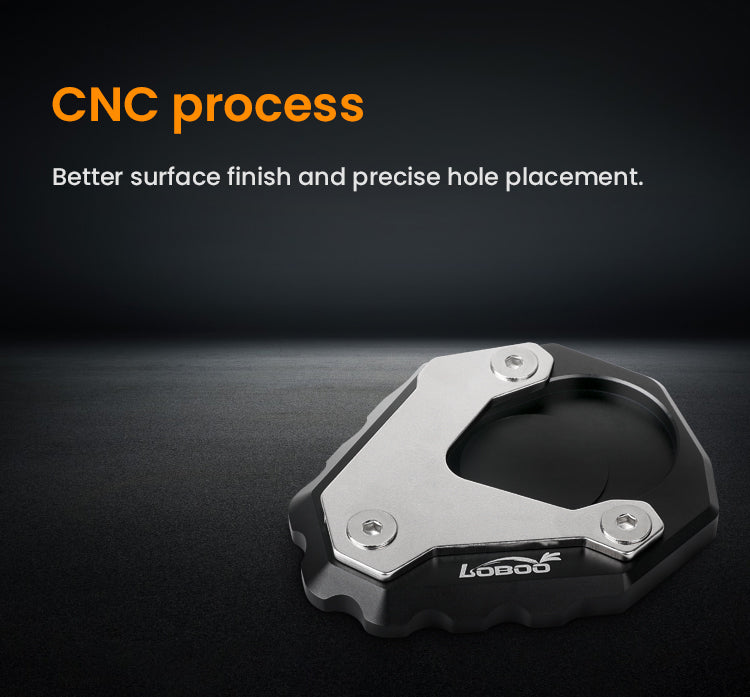 Mecanizada por CNC, no impresa