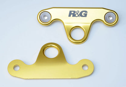 Piastra per aggancio cinghie - coppia, Kawasaki ZX-10R '11- R&G