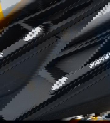 Placchette copri fori poggiapiedi posteriori (lato SX), Buell EBR1190RX / SX