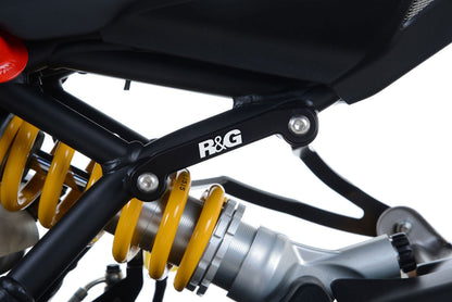 Placchette copri fori poggiapiedi posteriori (lato SX), Ducati Monster 1200 R / Monster 1200 S '17- / Supersport S '17-