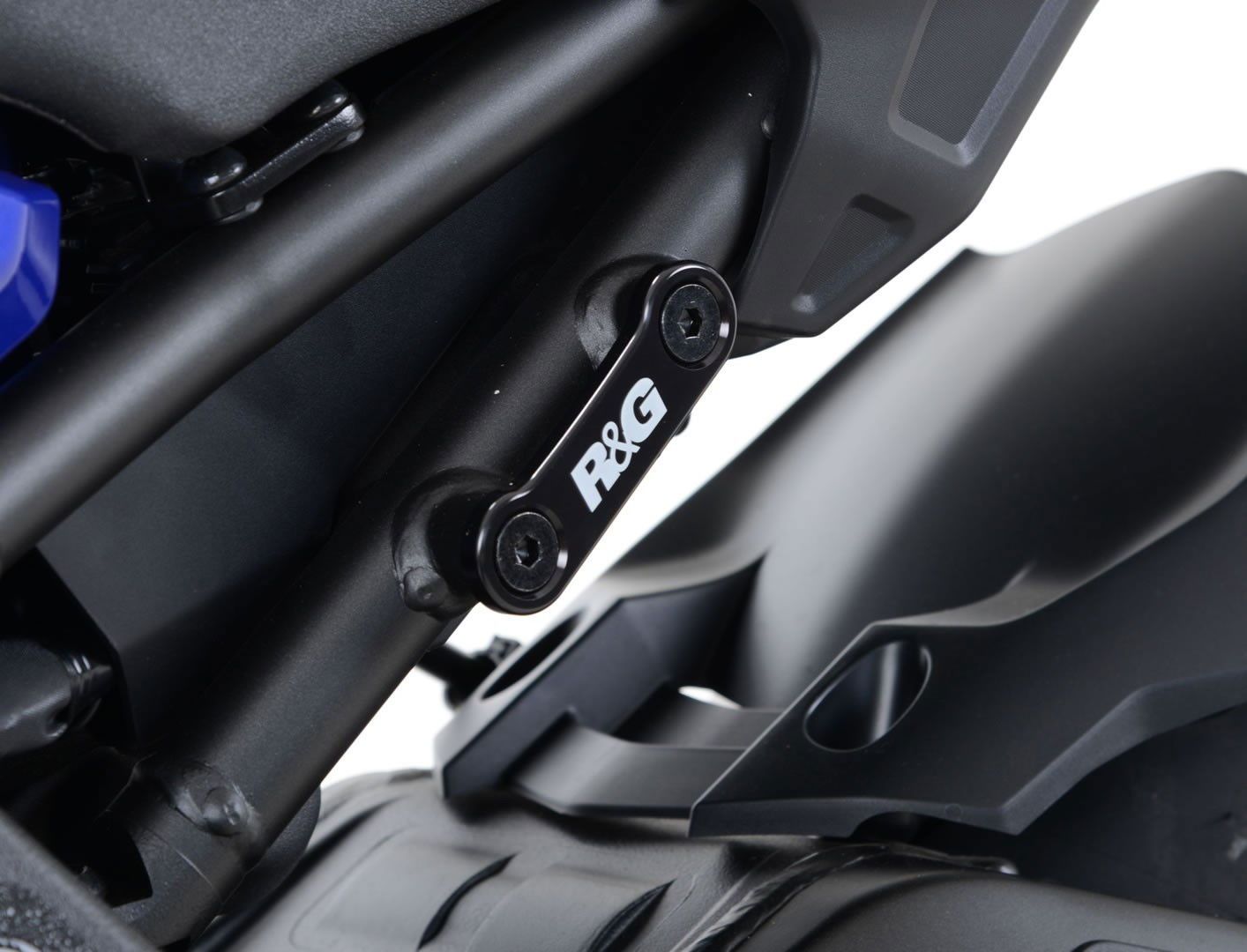 Placchette copri fori poggiapiedi posteriori (paio), Yamaha MT-10 XSR 900 GP '24