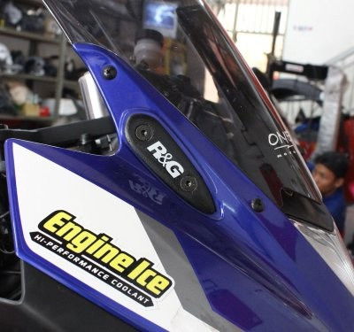 Placchette coprifori specchietti, Yamaha YZF-R25 '14-'18 / YZF-R3 '15-'18