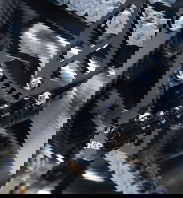 Poggiapiedi di ricambio pedane arretrate R&G, versione racing