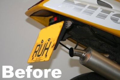 Portatarga Cagiva Mito 125