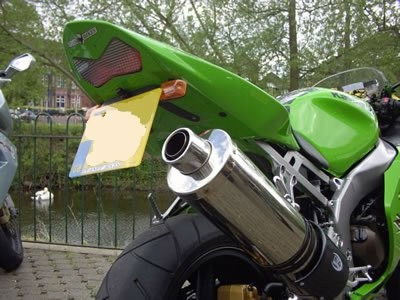 Portatarga Kawasaki ZX6 '03-'04 / Z1000 fino a '06  / Z750 fino a '06