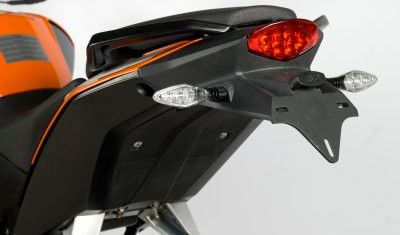 Portatarga KTM 200 DUKE tutti gli anni / 125 DUKE fino '16 / 390 DUKE '13-'16 (completamente stampato in plastica)