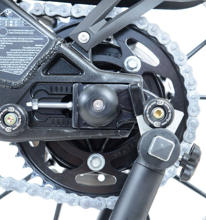 Protezione forcellone (allung.) Yamaha MT-10/Niken/ BMW S1000RR '10- /HP4/S1000R/S1000XR/F750/850GS/F900R '20-/F900XR '20- /GSXR