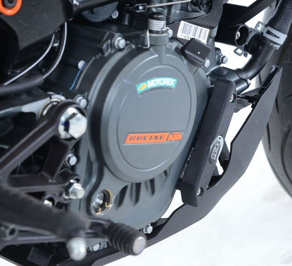 Protezione motore DX, KTM 125 Duke '17- / RC 125 '17- R&G
