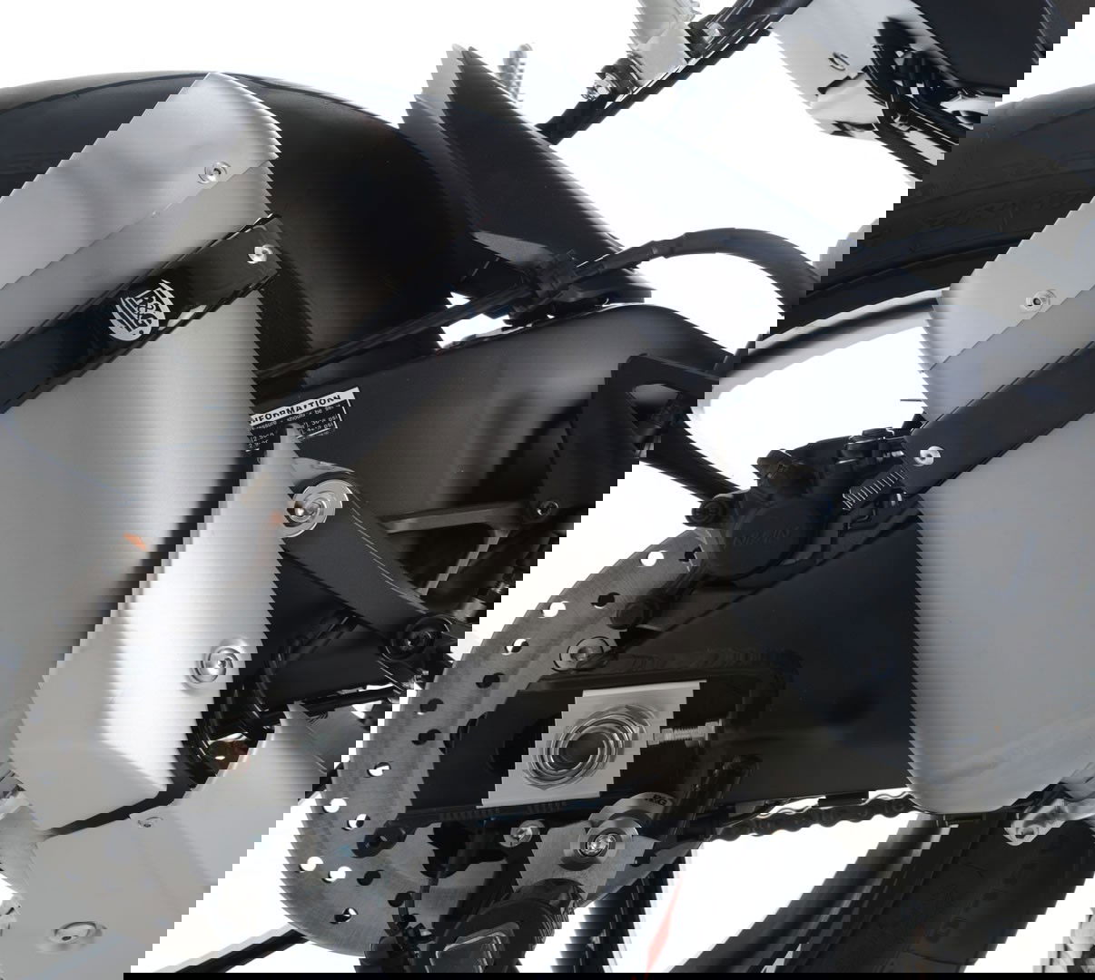 Protezione silenziatore Yamaha YZF-R1 '15- / MT-10 / Kawasaki ZX-10R '16- / Ninja 125 / Z125 '19- /Versys X-250/300 / Honda CBR1