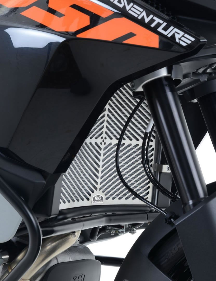 Retina protezione radiatore acciaio inossidabile, KTM 1050/1190 ADVENTURE / 1290 SUPERADVENTURE