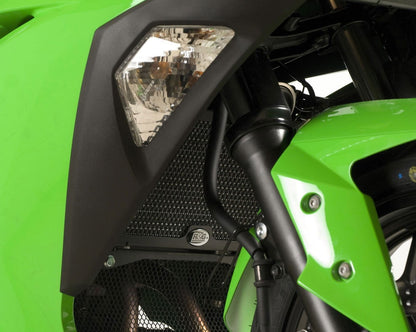 Retina protezione radiatore - Kawasaki Ninja 300 / 250 '08-'17 / Z250 '13-'18 / Z300 (colore verde)