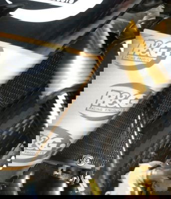 Retina protezione radiatore  - Kawasaki ZX6R '07-'12 (colore verde)