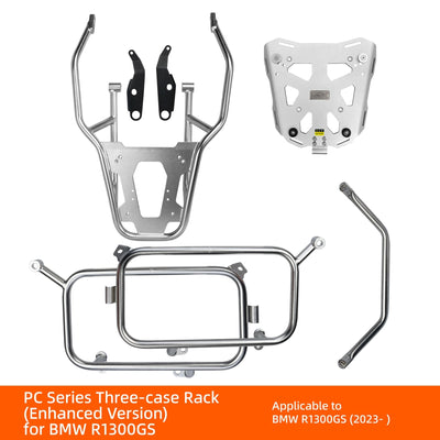 Telai laterali e piastra top case LOBOO per BMW R 1300 GS, sistema completo