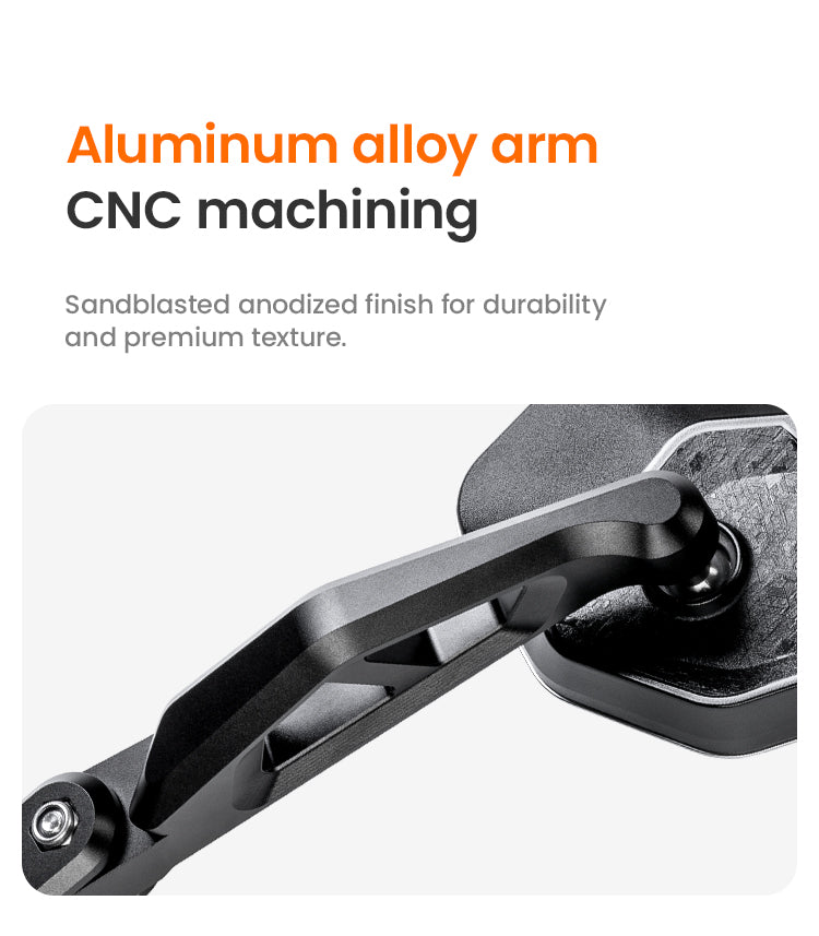 El brazo sigue siendo de aluminio