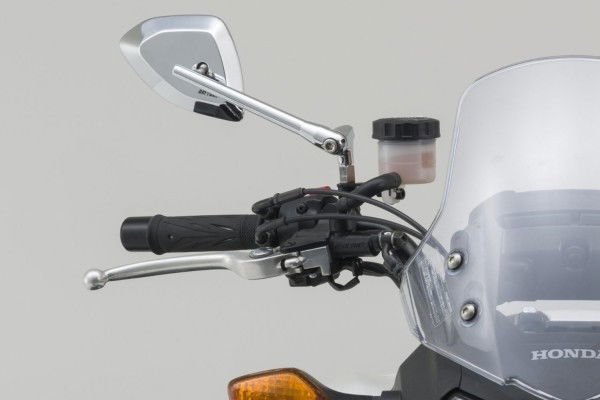 Specchietto alluminio CNC "D - MIRROR" cromato, | 87053 - r1826 - ENDURRAD