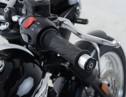 Stabilizzatori / tamponi manubrio, Triumph T120 Bonneville / Bonneville Bobber '17- (senza specchi bar-end) / Street Cup '17- (s