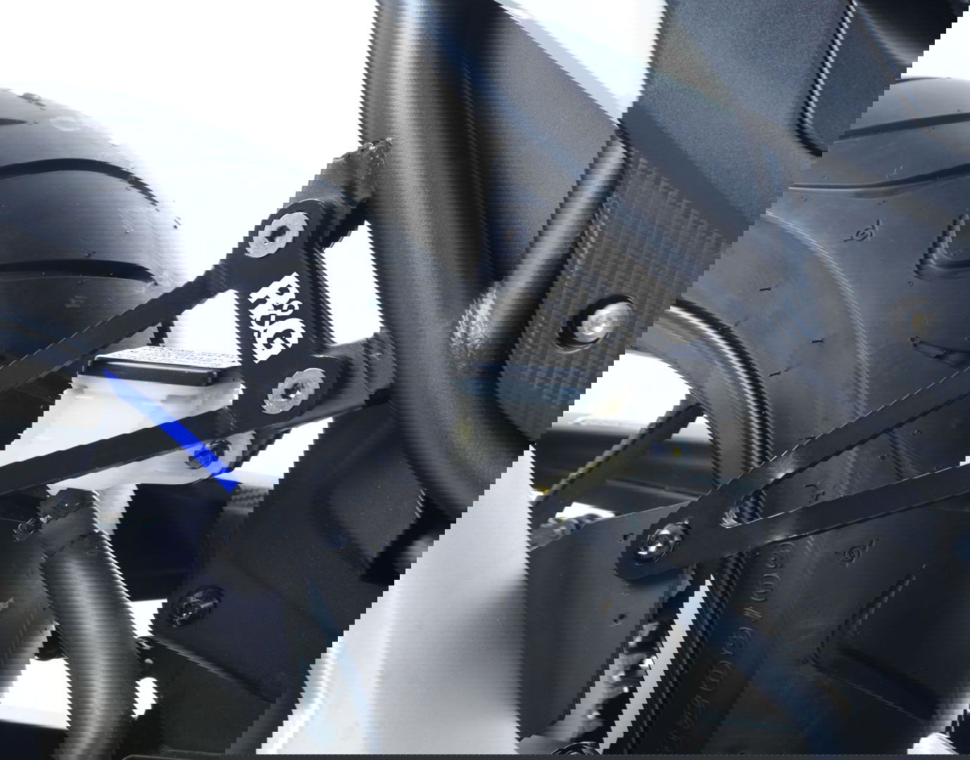 Staffa supporto scarico + piastra fori pedane posteriori, Honda CBR500R '16- / CB500F '16-