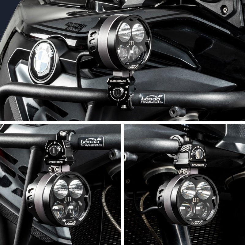 Soporte de luces de desenganche rápido LOBOO Q7 - Endurrad.com