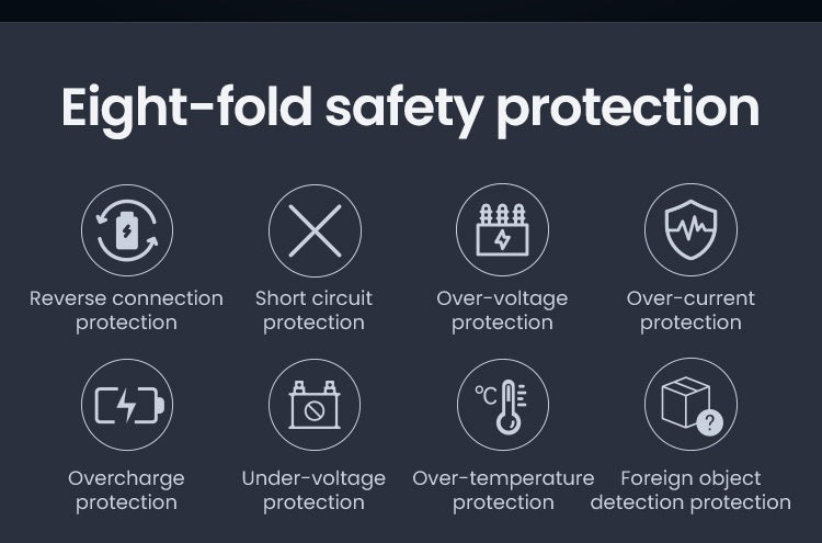 Ocho protecciones entre el sistema de la moto y el teléfono