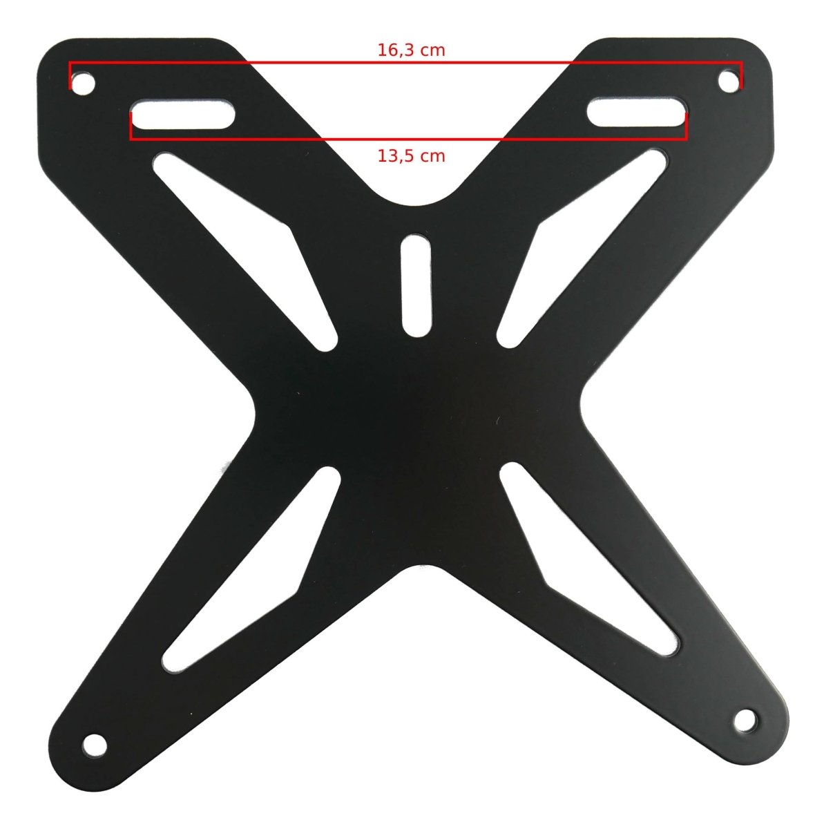 SUPPORTO TARGA ITALIA ALLUMINIO 6082 T6 ANO | 12 - 0731 - r23538 - ENDURRAD
