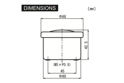 Tachimetro analogico elettronico VELONA diam. | 88641 - r24082 - ENDURRAD