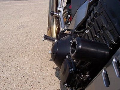 Tamponi Protezione Silenziatore Per Kawasaki Z1000 Fino A '06