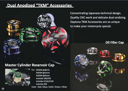 Tappo serbatoio olio freni doppia anodizzazione | 9272A - 4824 - ENDURRAD