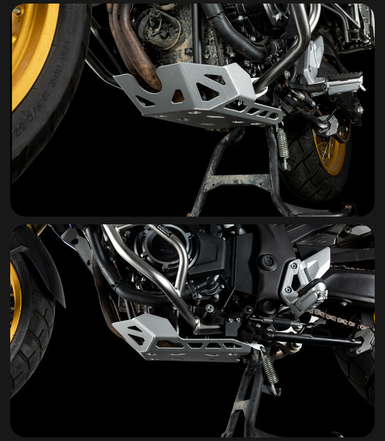Paracoppa LOBOO CHB821 installata sotto il motore della Voge DS525X