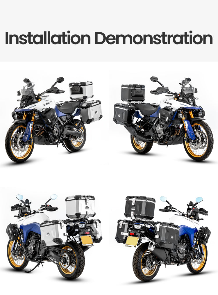 La V-Strom 800DE equipada