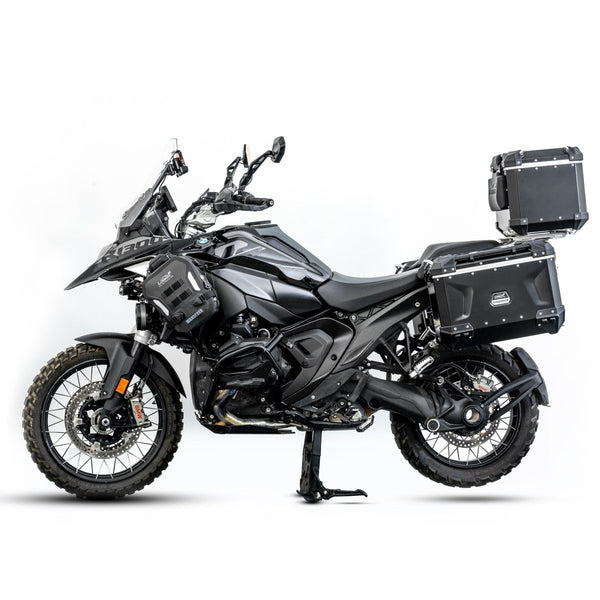 Maletas y baúl de aluminio para BMW R 1300 GS | 45+45 L y 40 L - CONQUEROR