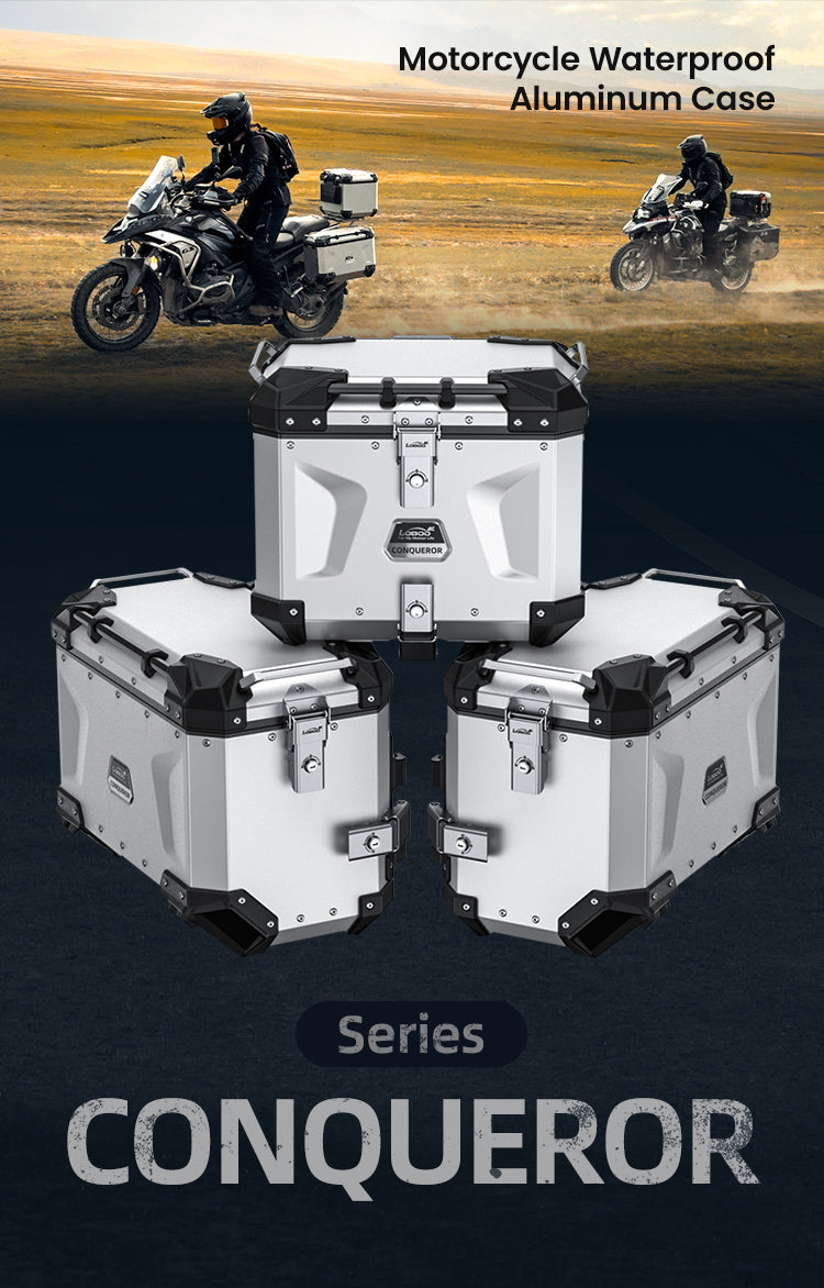 Las mismas maletas, en motos diferentes