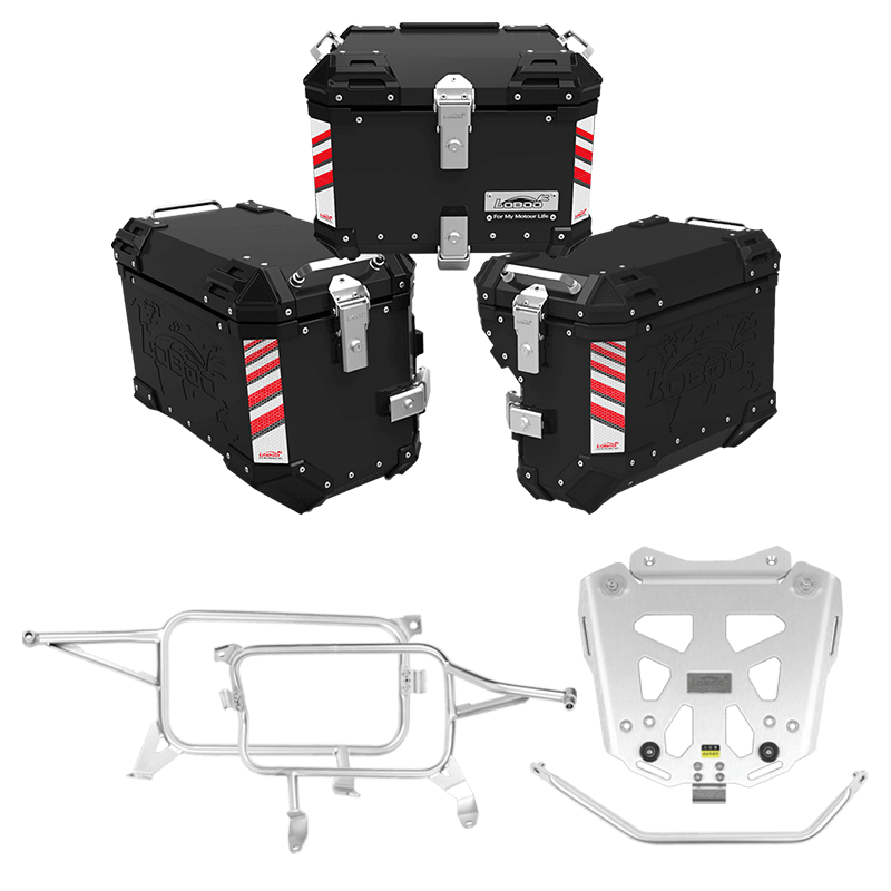 Maletas laterales BMW F750/850 GS - LOBOO PIKE TRACKER - Endurrad.com