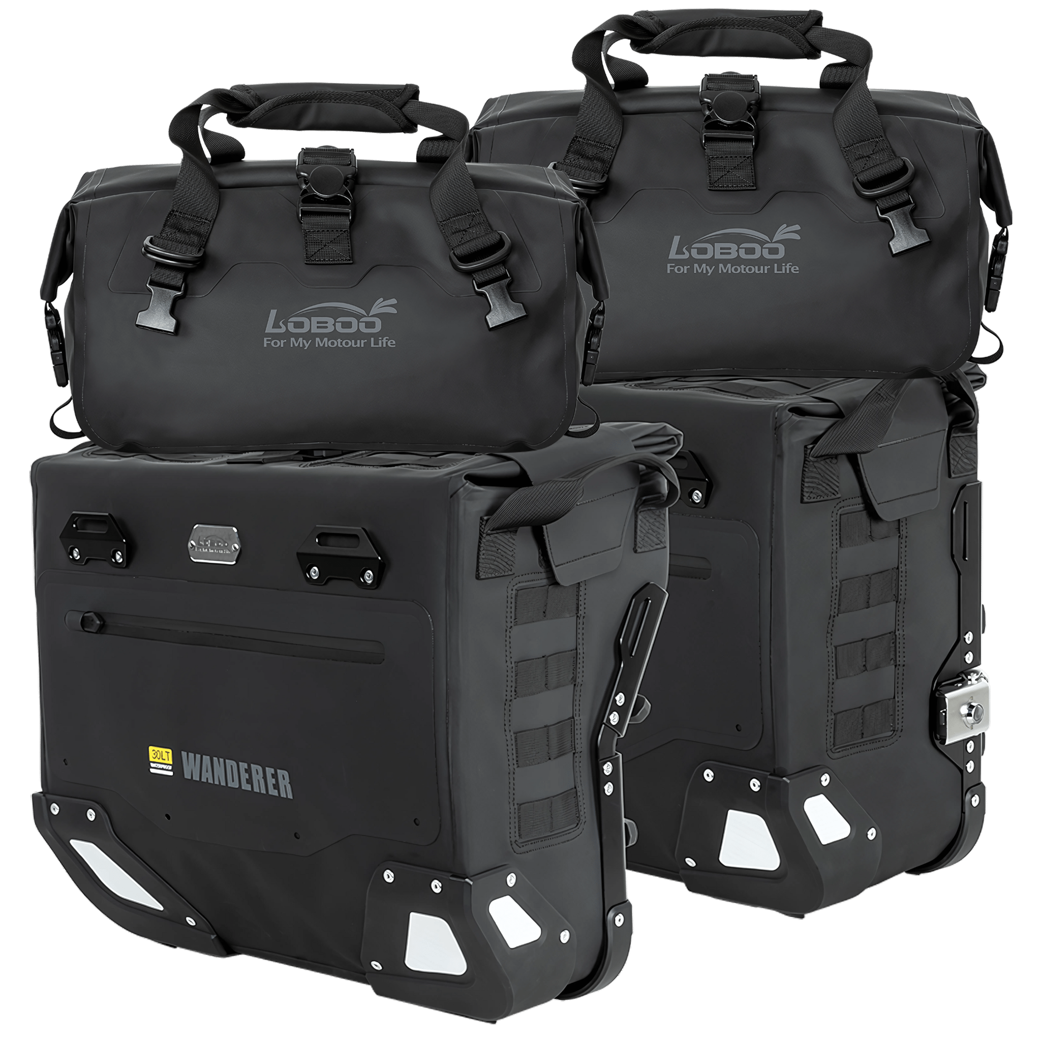 Maletas laterales BMW R1300 GS - LOBOO PIKE TRACKER - Endurrad.com