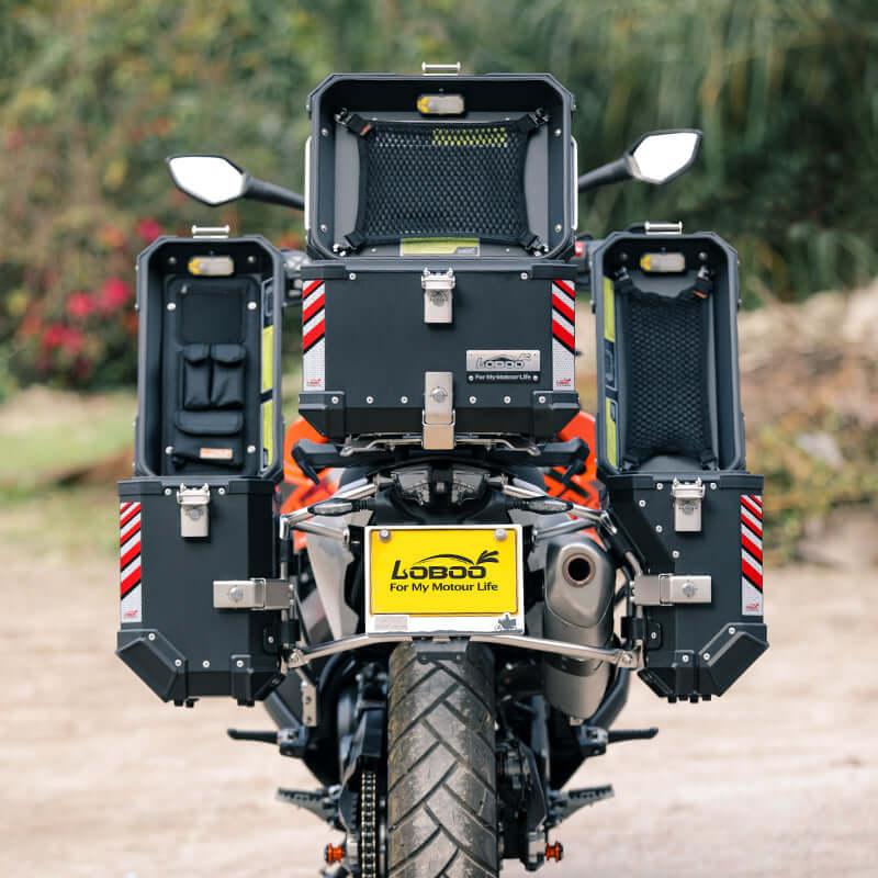 Maletas laterales KTM 890 ADVENTURE - LOBOO PIKE TRACKER - Endurrad.com