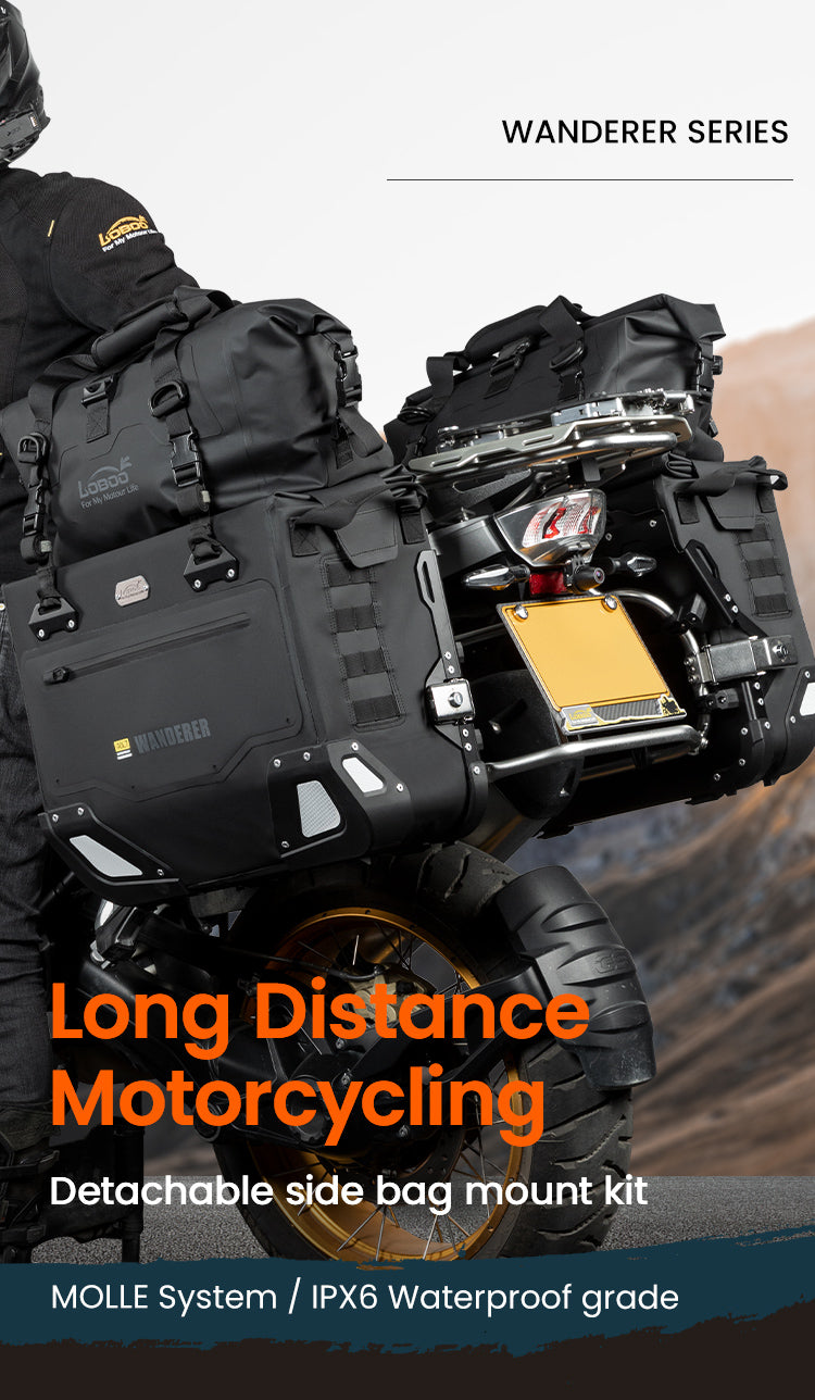 Serie Wanderer: equipaje lateral para viajes largos