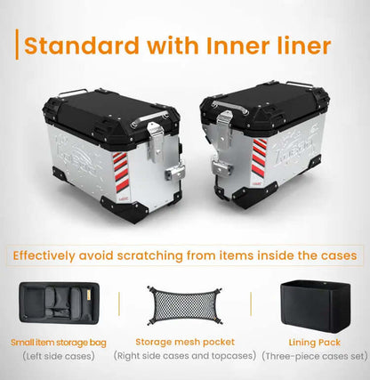 Maletas de aluminio LOBOO PIKE TRACKER - Endurrad.com