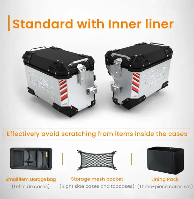 Maletas de aluminio LOBOO PIKE TRACKER - Endurrad.com