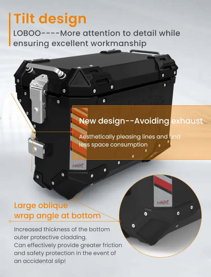 Maletas de aluminio LOBOO PIKE TRACKER - Endurrad.com