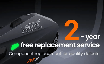Manos libres para casco de moto LOBOO R1X – Bluetooth 5.3 - Endurrad.com