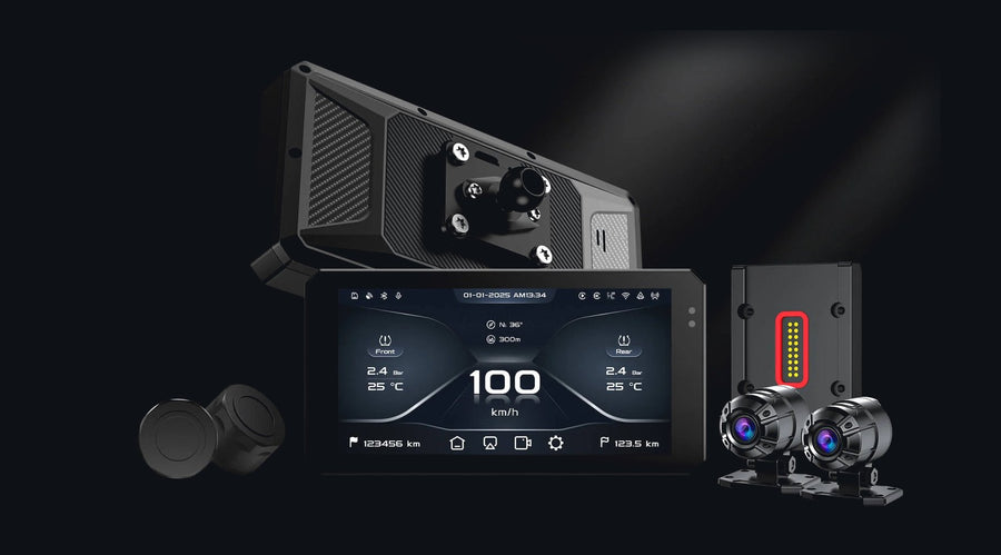 Pantalla CarPlay y Android Auto para moto de 6" IP69K - JADO S6